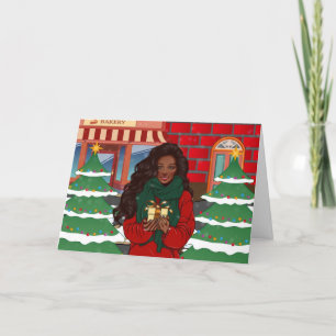 African American Merry Christmas Card