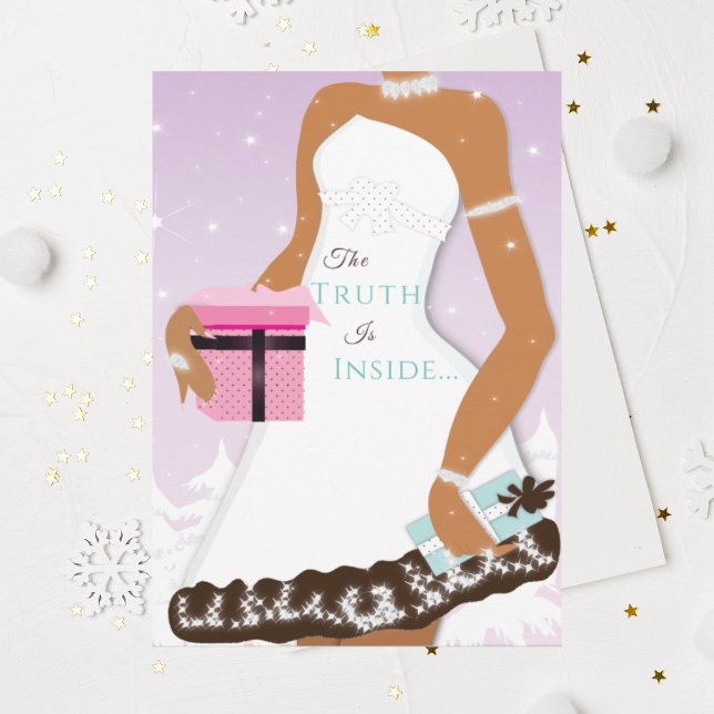 African American Modern Holiday Christmas Card (Creator Uploaded)