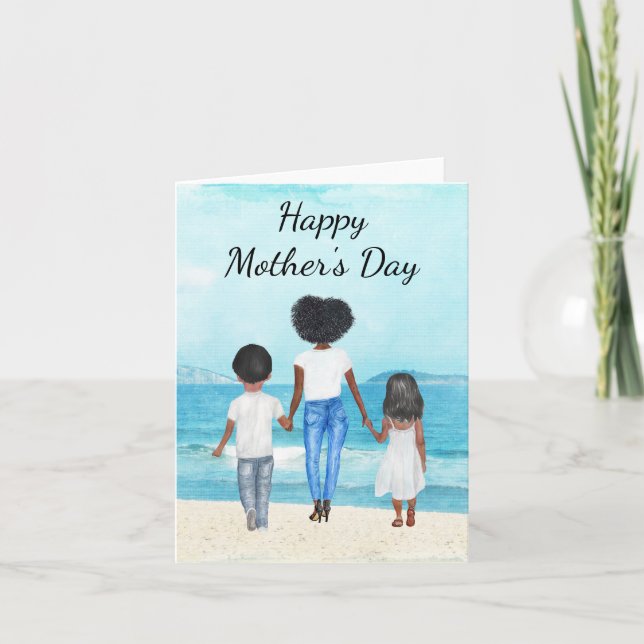 African American Mother's Day Card (Front)