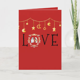 African American Nativity Christmas Card