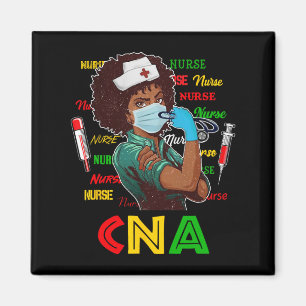 African American Nurse Black History Month Pride B Magnet