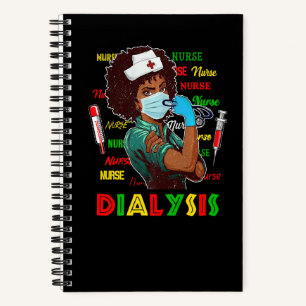 African American Nurse Black History Month Pride B Notebook