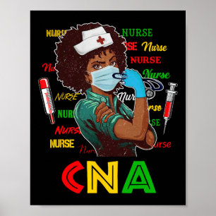 African American Nurse Black History Month Pride B Poster