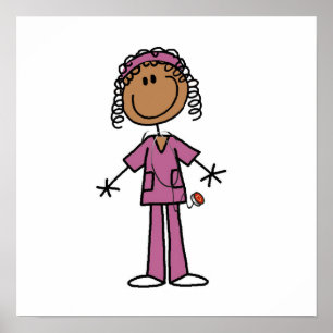 African American Nurse Poster