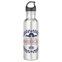 African American PATRIOT 710 Ml Water Bottle