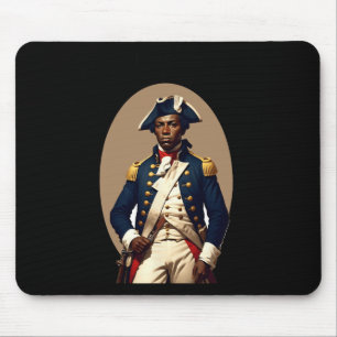 African American Patriot Revolutionary War Soldier Mouse Mat