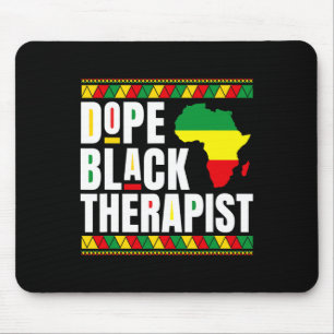 African American - Physical Therapy Drug Black The Mouse Mat