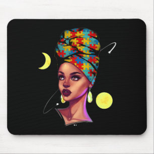 African American Pride Black History Month Autism  Mouse Mat