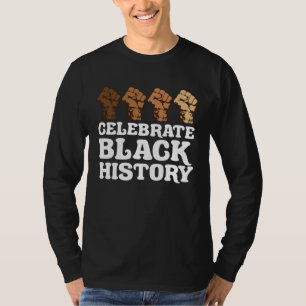 African American Pride Celebrate Black History Mon T-Shirt