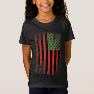 African American Pride Flag - Pan-African Green Re T-Shirt