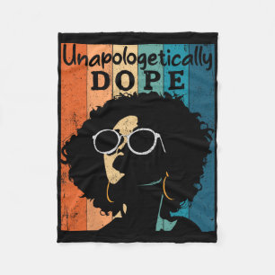 African American Pride Juneteenth Black History Mo Fleece Blanket