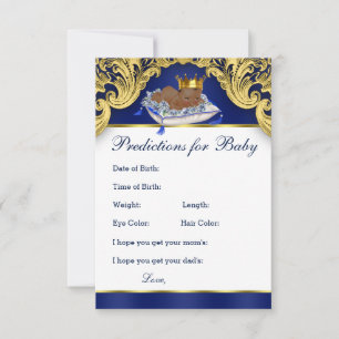 African American Prince Predictions & Advice Card