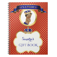 African American Prince Royal Blue Red Gold Gift