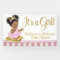 African American Princess Baby Shower Banners