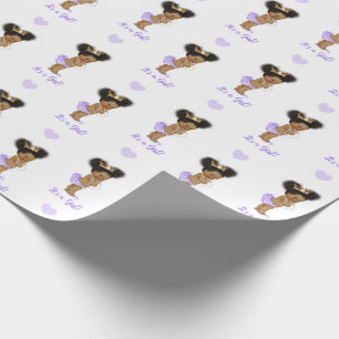African American Princess Wrapping Paper
