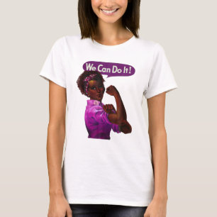 African American Rosie the Riveter Black History T-Shirt
