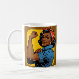 African American Rosie the Riveter Coffee Mug