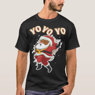African American Santa Claus Black Santa Christmas T-Shirt