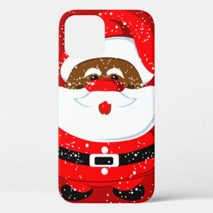 African-American Santa Claus Christmas holiday iPhone 12 Case