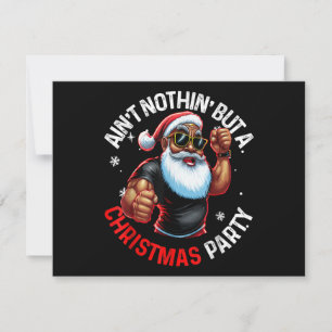 African American Santa Claus Christmas Pajama