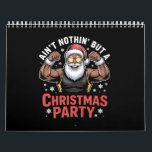 African American Santa Claus Christmas Pajama Calendar<br><div class="desc">African American Santa Claus Christmas Pajama</div>