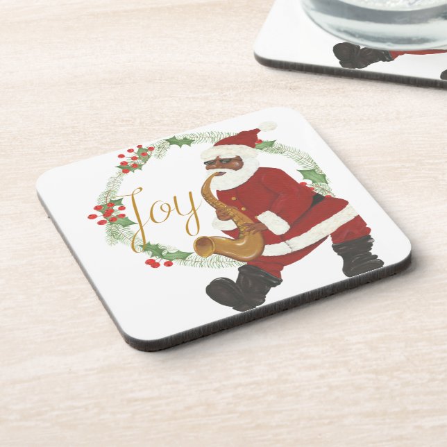 African American Santa Claus Coaster (Left Side)