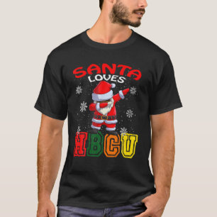 African American Santa Claus HBCU Christmas 2021 T-Shirt