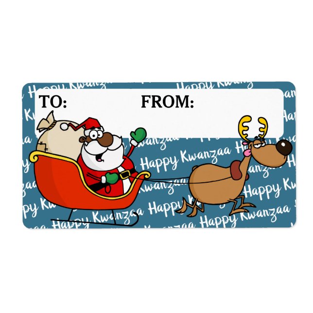 African American Santa Claus Kwanzaa Celebration (Front)