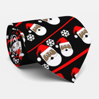 African American Santa Tie