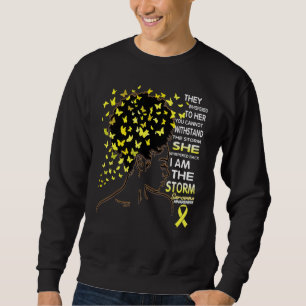 African American Sarcoma Awareness I'm The Storm Sweatshirt