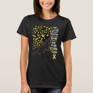 African American Sarcoma Awareness I'm The Storm T-Shirt