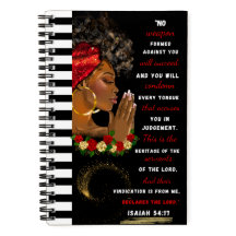African American Scripture Spiral Note Book