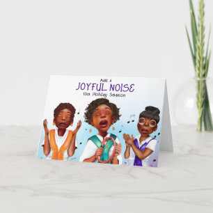 African American Singers Holiday Card
