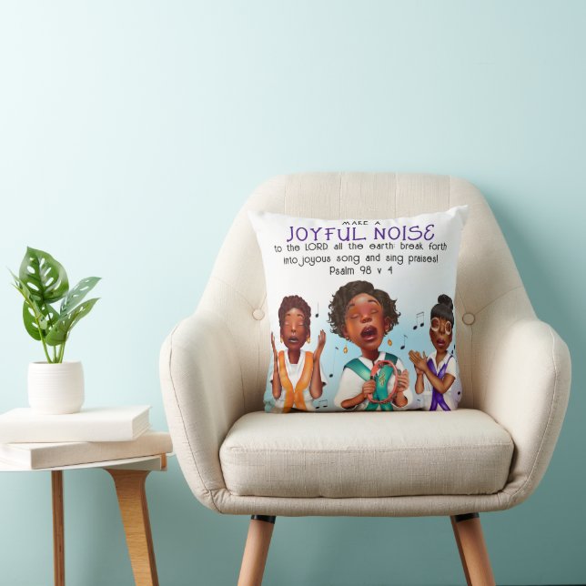 African American Singers Scripture Cushion (Chair)