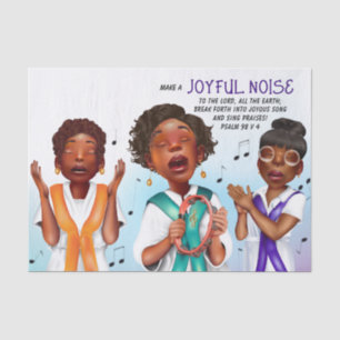 African American Singers Scripture Tissue Paper