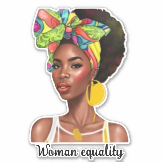 African American strong black woman equality day (Front)