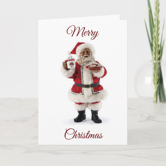 AFRICAN-AMERICAN TELLS OF HIS CHRISTMAS LOVE HOLIDAY CARD (Front)