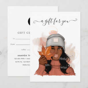 African American Thanksgiving Gift Certificate