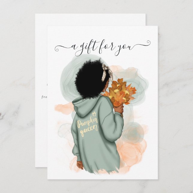 African American Thanksgiving Gift Certificate (Front/Back)