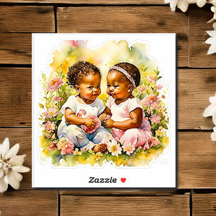 African-American Twin Girl's Baby Shower