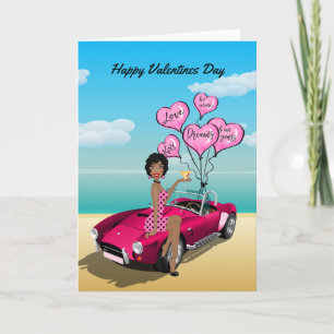 African American Valentines Day Card