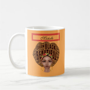 African American Woman add your name Coffee Mug
