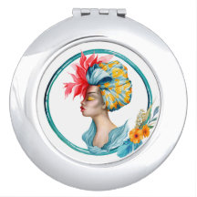 African American Woman Compact