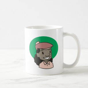 African American Woman Golfer Coffee Mug