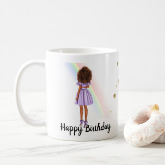 African American Woman's Birthday"Mug Coffee Mug