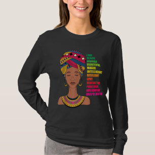African American Women BHM Melanin Black History M T-Shirt