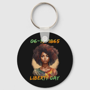 - African American Women Independence Day Key Ring