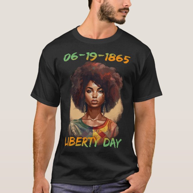 - African American Women Independence Day  T-Shirt (Front)
