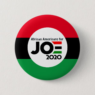 African Americans for Joe 2020 6 Cm Round Badge