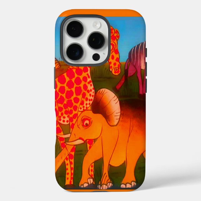 African Animal Art Print Case-Mate iPhone Case (Back)
